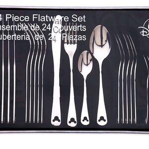 NWT Mickey mouse icon flatware set WDW